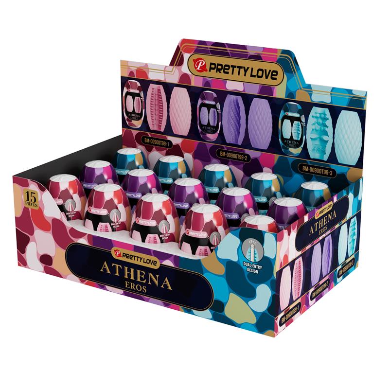 Pretty Love - Athena Eros Pack 15 Masturbadores Masculinos Varios
