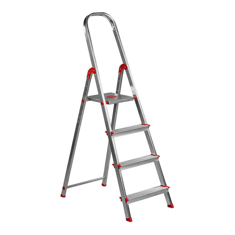 Escalera Unica 4 Peldaños 80 Cm