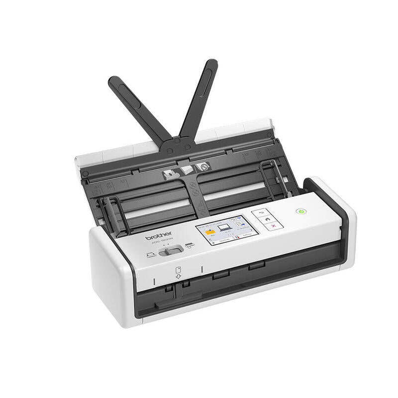 Escáner Documental Brother Ads-1800w Con Alimentador De Documentos Adf Doble Cara