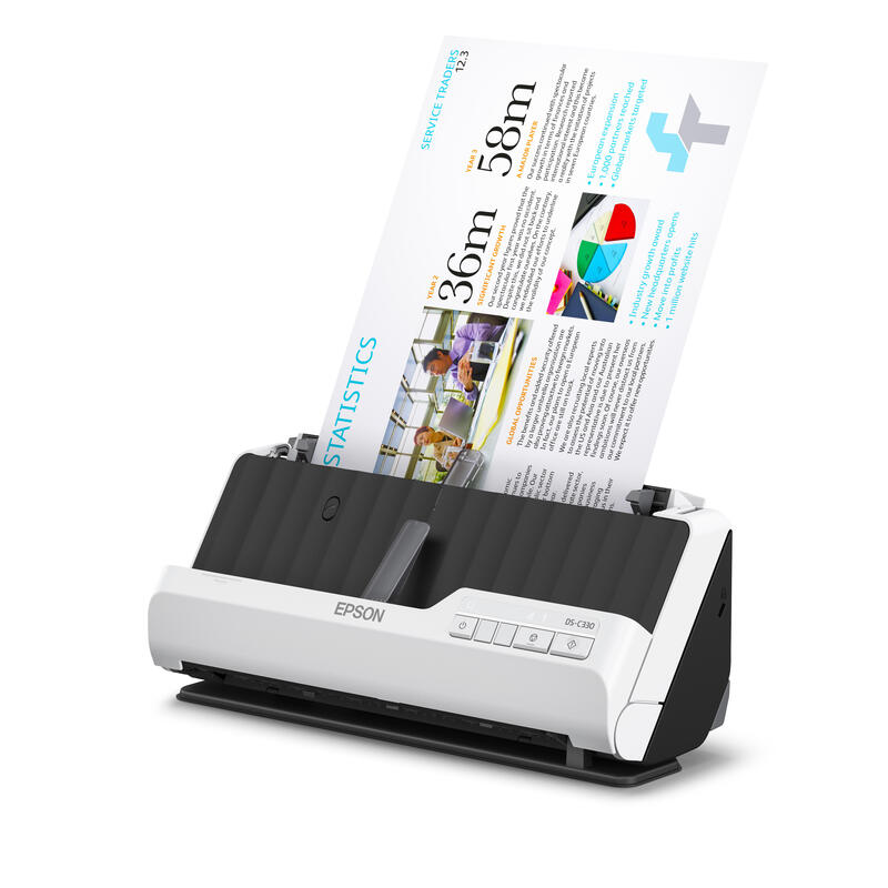 Escaner Sobremesa Epson Ds C330 A4 30ppm Duplex Compacto Adf 20hojas