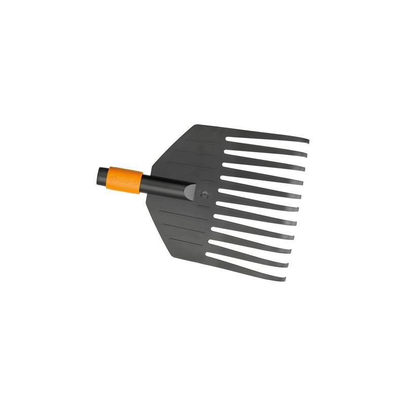 Escoba De Hojas Fiskars Quikfit, Pequeña, Negro/Naranja, 22 Cm 1000659