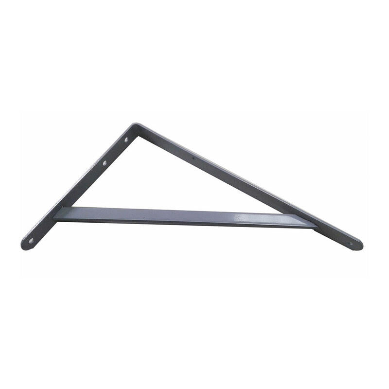 Escuadra De Acero Gris Plata Fortex 25x40cm