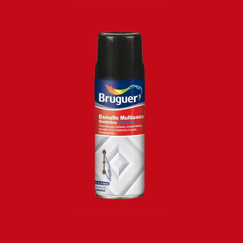 Esmalte Multiuso Spray Brillante Bermellon 0,4l 5197988 Bruguer