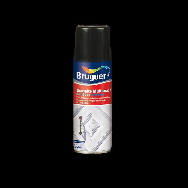 Esmalte Multiuso Spray Brillante Negro 0,4l 5197989 Bruguer