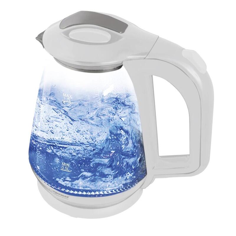 Esperanza Glass Kettle Missouri 1.7l White