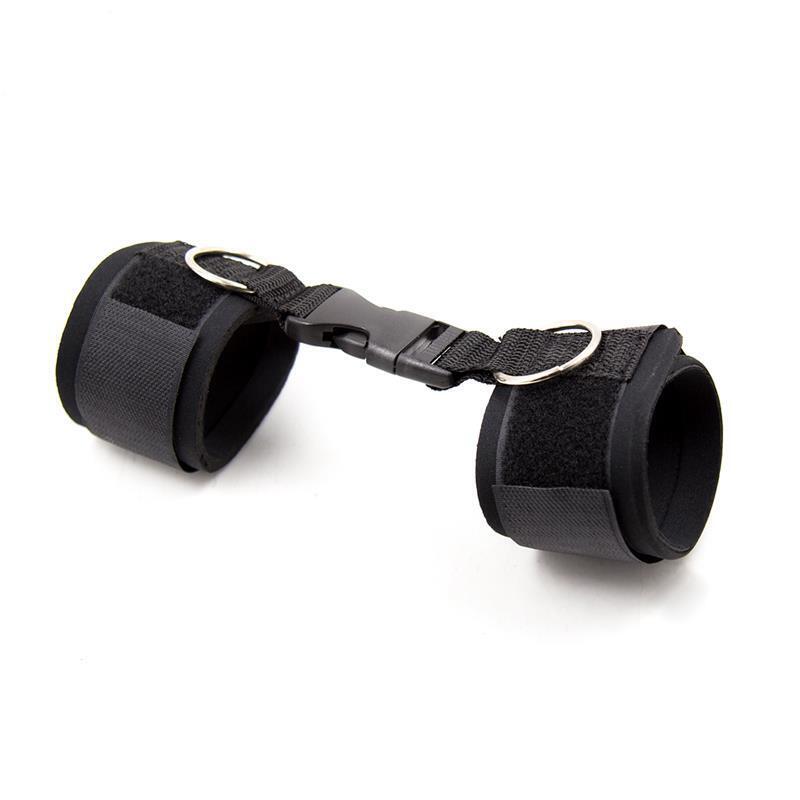 Esposas De Neopreno Con Velcro Negro