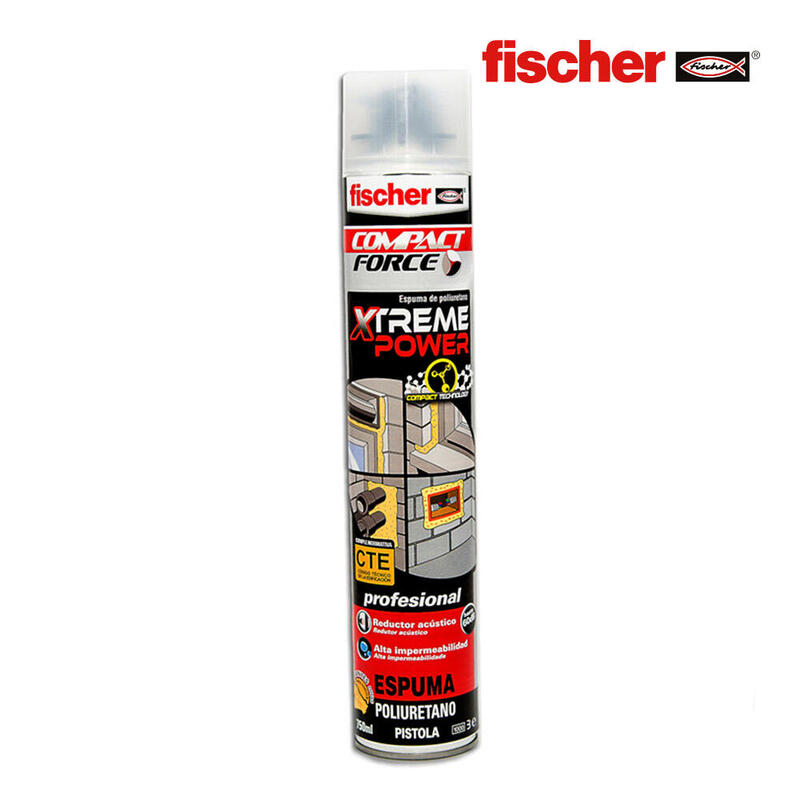 Espuma Pu Xtreme Power Pistola 750ml 53436 Fischer
