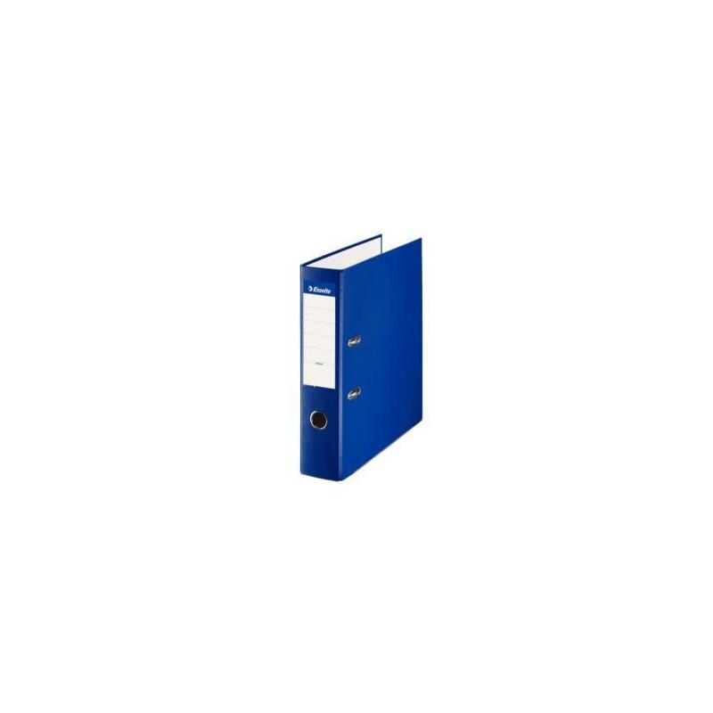 Esselte Archivador Palanca Folio Lomo Ancho Pp Interior Forrado En Papel Rado Cantoneras Azul