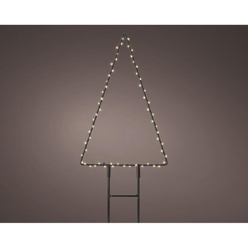 Estaca Microled En Forma De Pino, Para Exterior, 18x0,6x27cm. Lumineo