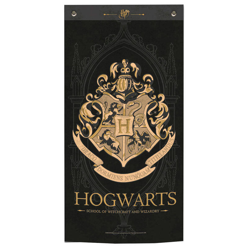 Estandarte Hogwarts Black Harry Potter