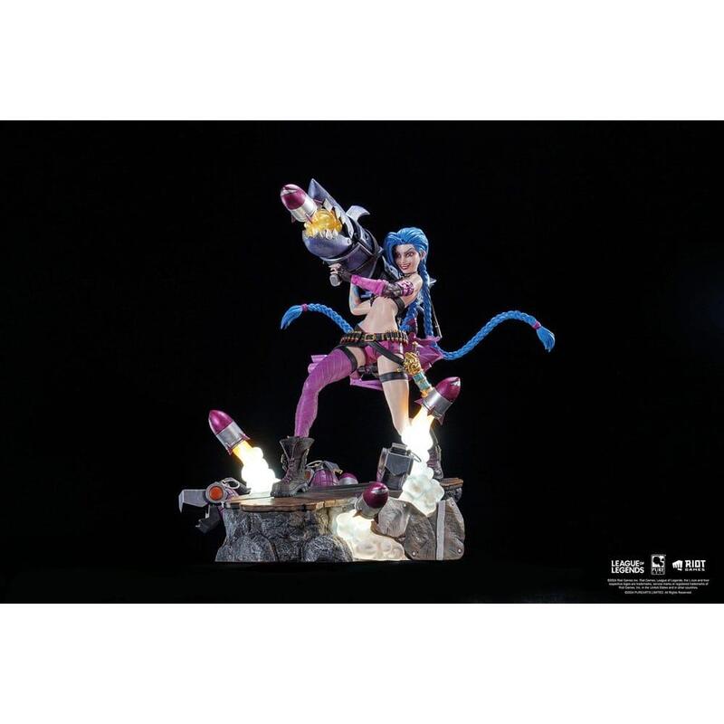 Estatua 1 6 League Of Legends Jinx 32cm