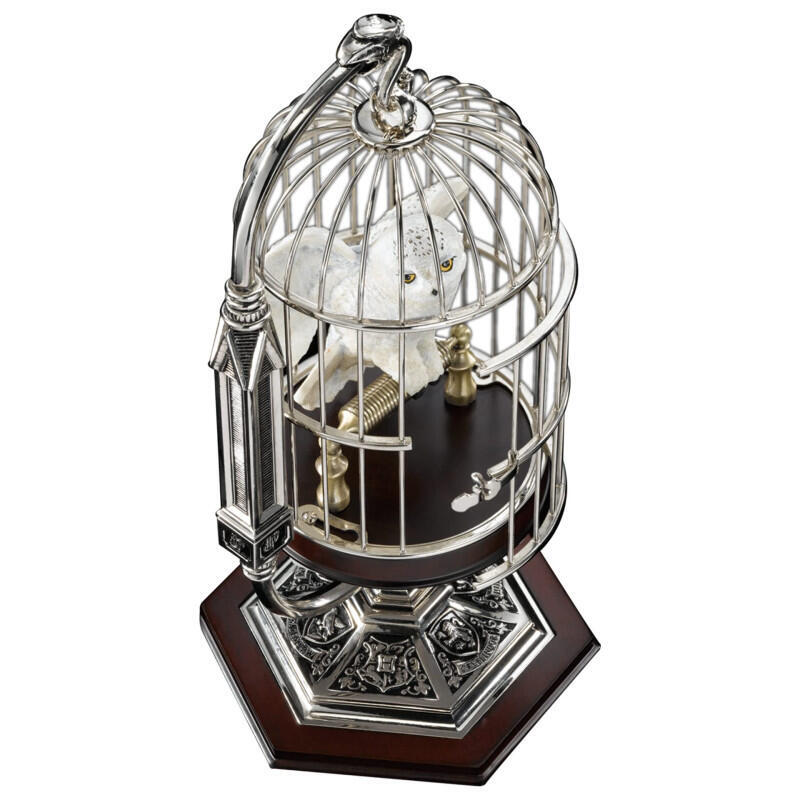 Estatua Hedwig Miniatura En Jaula Harry Potter