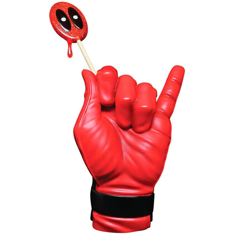 Estatua Heroic Hans Deadpool Marvel 26cm Rojo