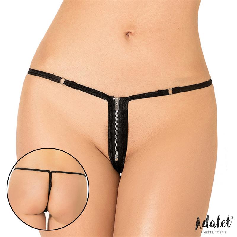 Esther Tanga Con Cremallera Talla (Interno):S/M