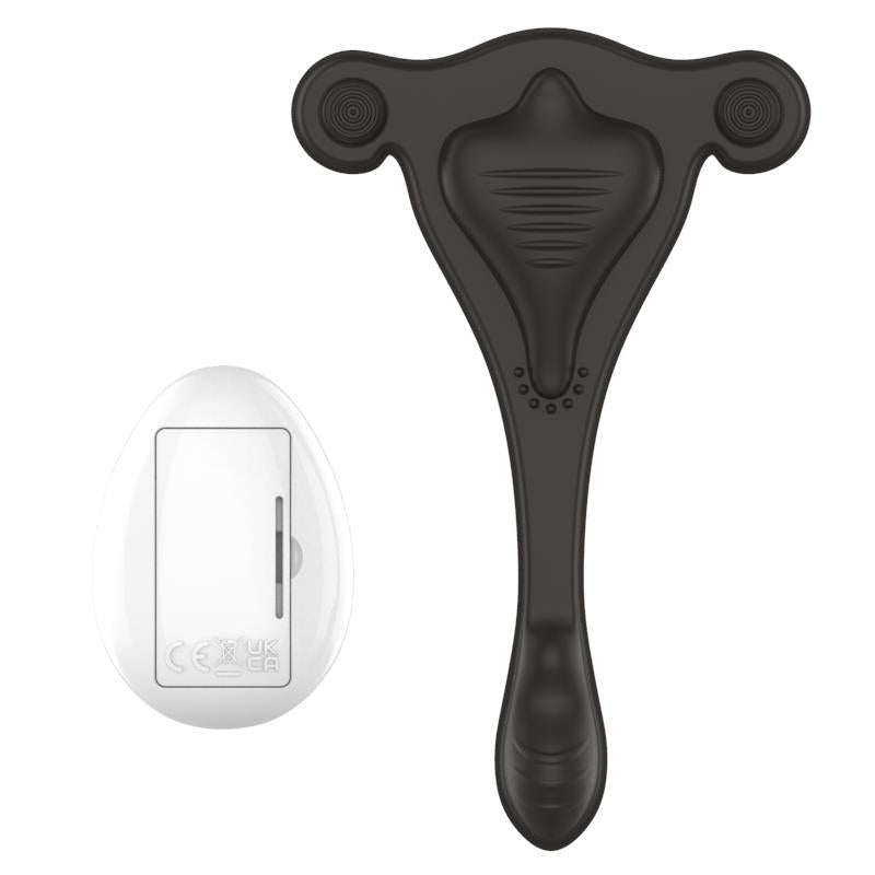 Estimulador De Braguita Con Control Remoto Usb Negro