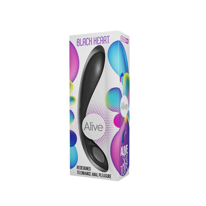 Alive - Black Heart Estimulador Anal