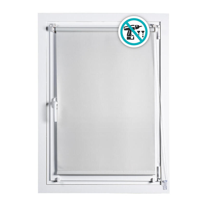 Estor Enrollable Clip&Fix 120x180cm Opaco Marfil Stor Planet