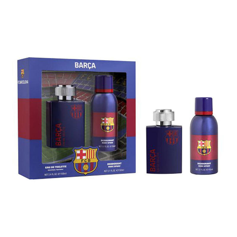Estuche Fc Barcelona Con Colonia 100 Ml Y Desodorante En Spray 150 Ml
