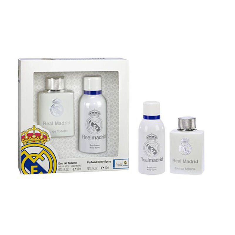 Estuche Real Madrid Con Colonia 100 Ml Y Desodorante En Spray 150 Ml
