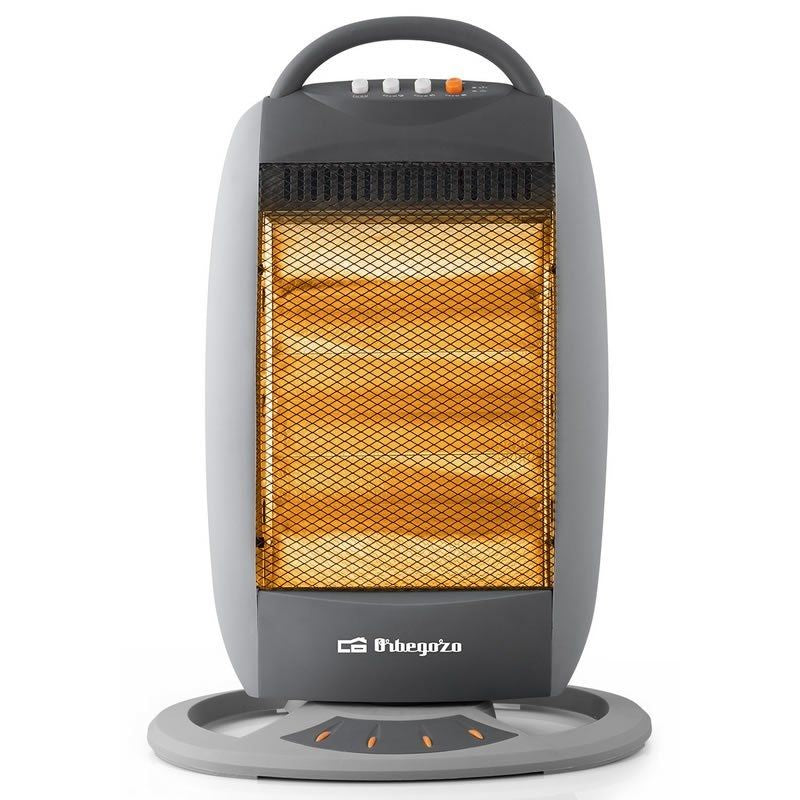 Estufa Halógena Orbegozo Bp 5008 A 3 Niveles De Potencia 1200w