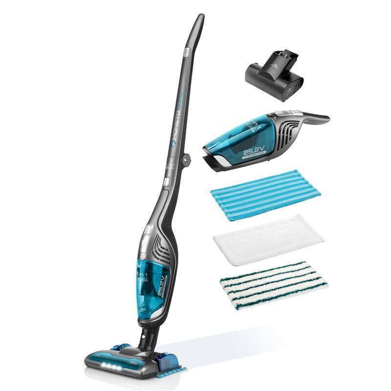 Eta Eta845390000 Aspirador Moneto Ii Aqua Plus, Palo De Mano, Inalámbrico, Tiempo De Funcionamiento 50 Min, Gris Azul