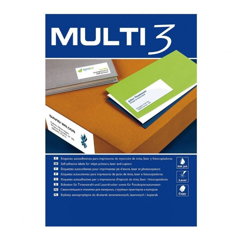 Etiquetas Adhesivas Apli Multi3 38 X 21.2mm 100 Hojas