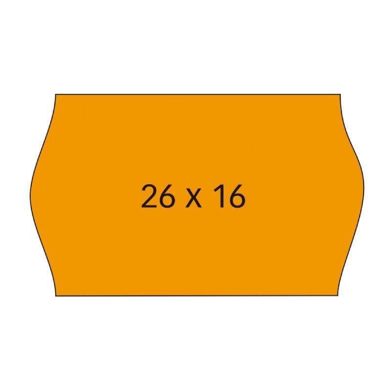 Etiquetas Adhesivas En Rollo Apli 101719/ 26 X 16mm/ Pack De 6 Rollos/ Naranja