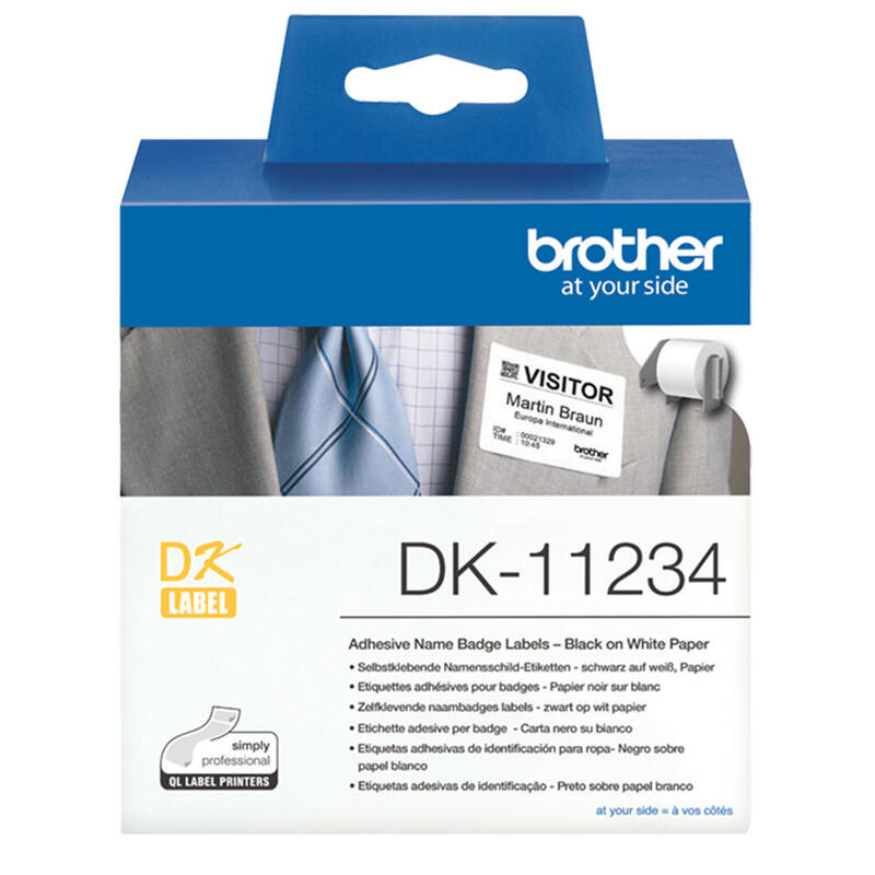 Etiquetas Papel Precortada Brother Dk11234 60 X 86mm