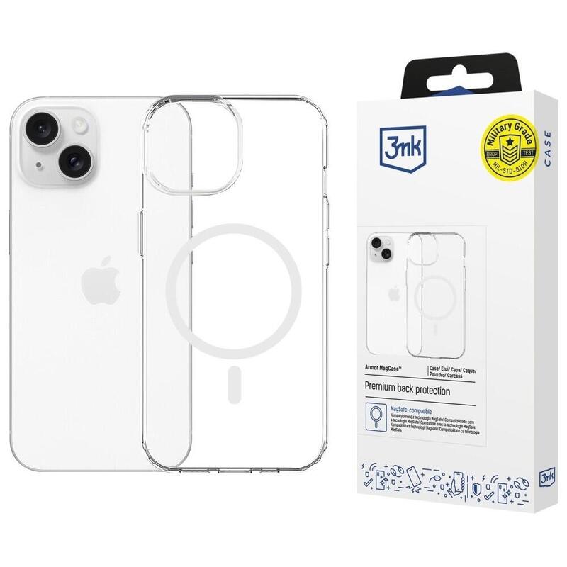 Etui Armor Magcase Do Iphone 13/14 Magsafe Przezroczyste