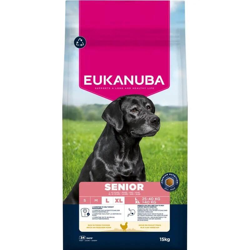 Eukanuba Senior Large Breeds Chicken Sucha Karma Dla Starszych Psów 15kg