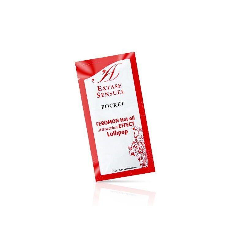 Extase Sensual - Aceite Masaje Efecto Calor Feromonas Piruleta 10 Ml