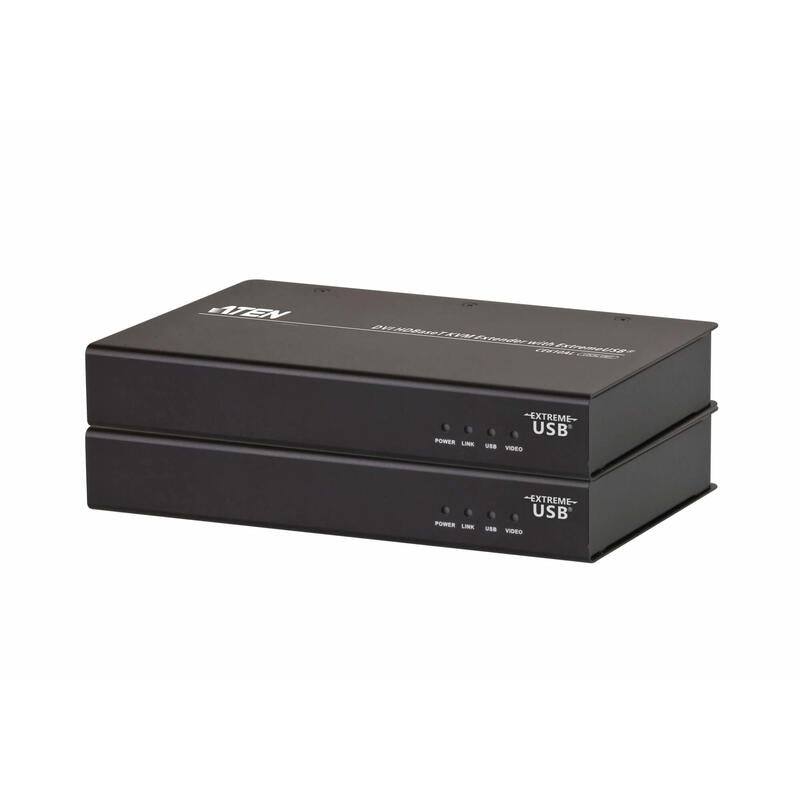 Extensor De Consola Aten Ce610a, Dvi, Hdbaset Kvm Extender Con Extremeusb®, 1920x1200 Máx. 100m