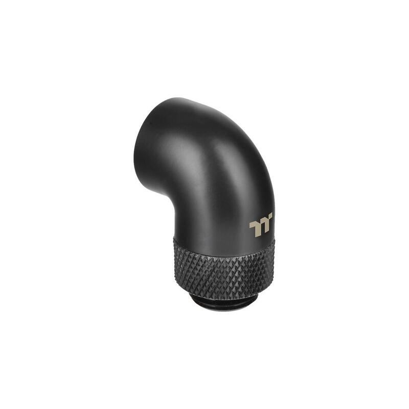 Extensor Thermaltake Pacific G1/4 Macho A Hembra De 90 Grados, Adaptador Negro, 12 Mm De Diámetro Exterior Cl-W148-Cu00bl-A