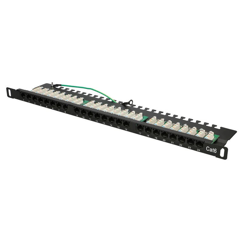 Extralink 0.5u 24port Cat6 Utp Patchpanel