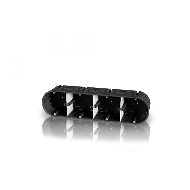 F-Tronic Up Gerätedose Massiv, 4-Fach, T=63mm , Up40
