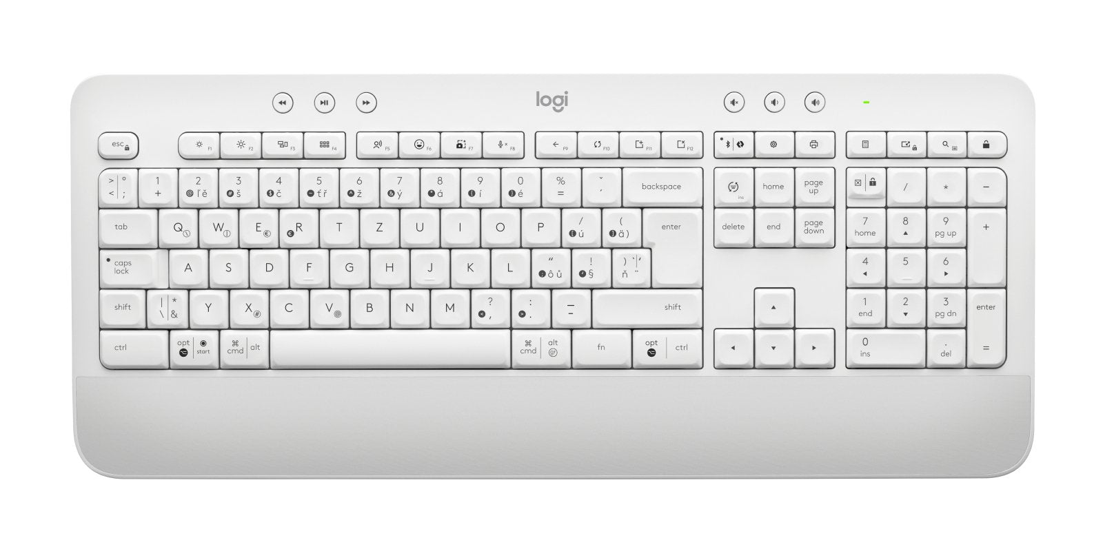 EAN 5099206105447 - Logitech 920-011034 teclado Ratón incluido Oficina Bluetooth QWERTZ Checa Blanco imagen 2
