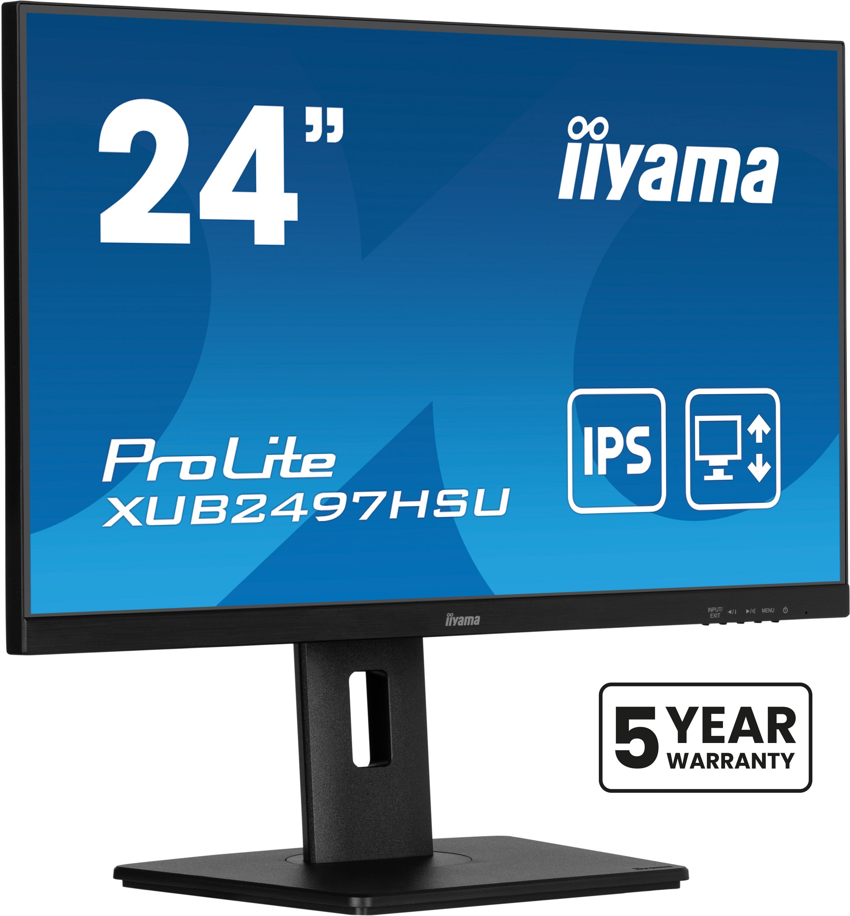 EAN 4948570125050 - iiyama XUB2497HSU-B2 pantalla para PC 60,5 cm (23.8") 1920 x 1080 Pixeles Full HD LED Negro imagen 1