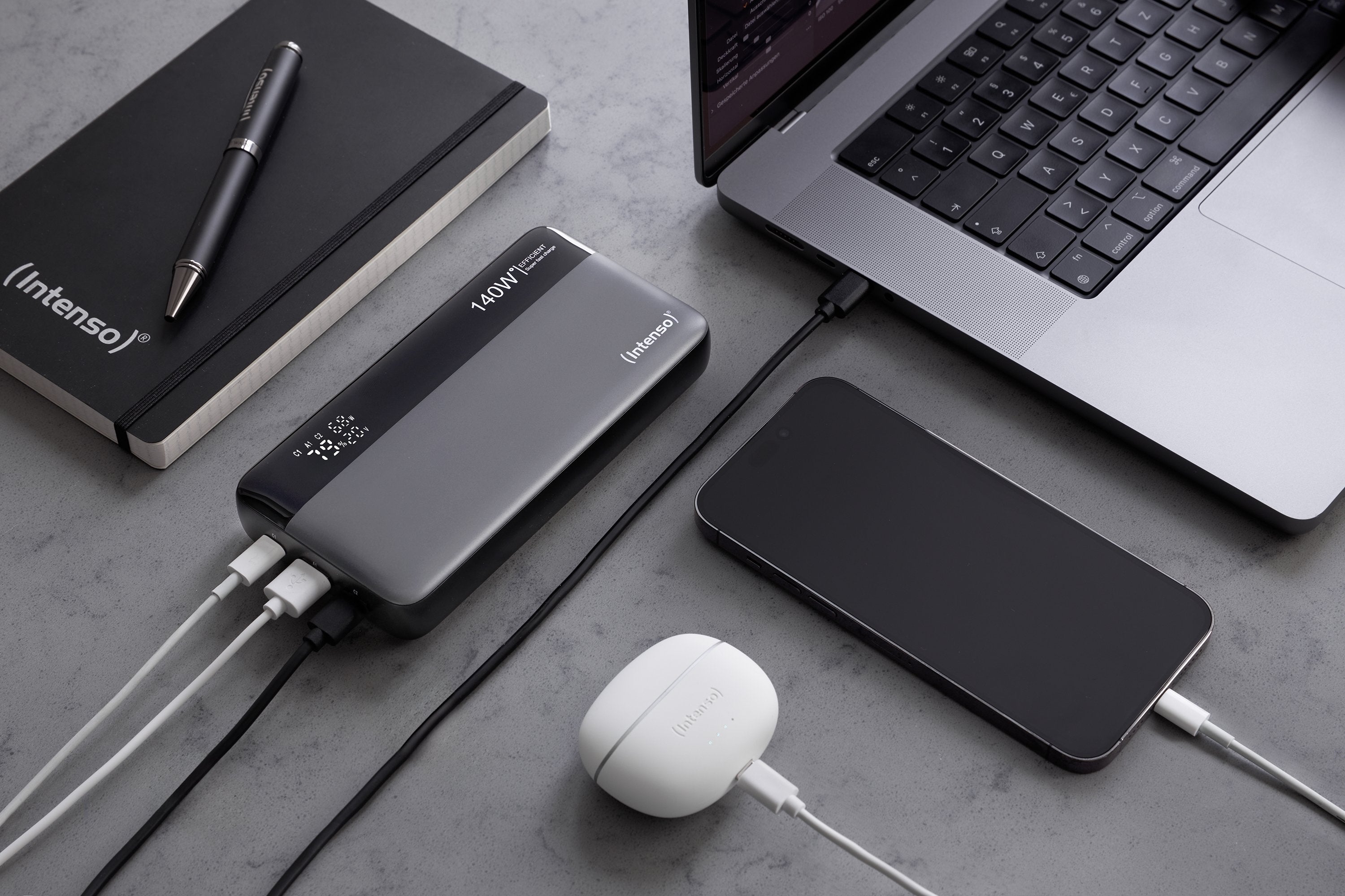 EAN 4034303034437 - Intenso 7350060 batería externa Ión de litio 25000 mAh Negro, Gris imagen 5