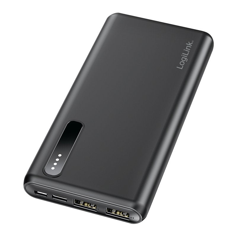 Logilink Pa0311, 8000 Mah, Smart Ic, 12 W, Negro