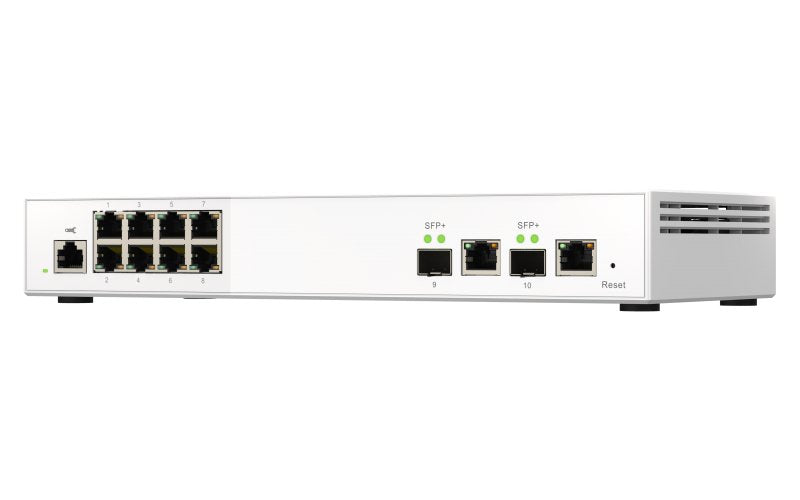 EAN 0885022020386 - QNAP QSW-M2108-2C switch Gestionado L2 2.5G Ethernet (100/1000/2500) Gris, Blanco imagen 4