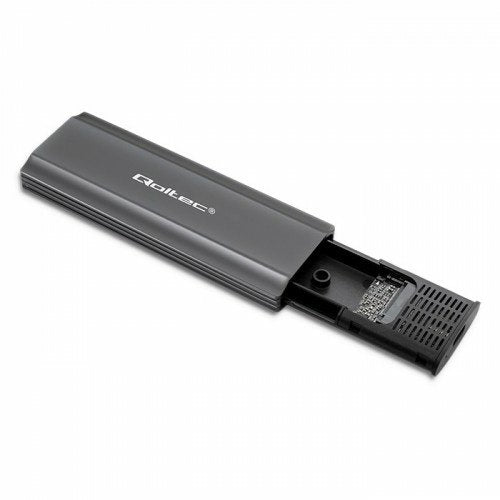 EAN 5901878522715 - Qoltec 52271 caja para disco duro externo Caja externa para unidad de estado sólido (SSD) Gris M.2 imagen 5