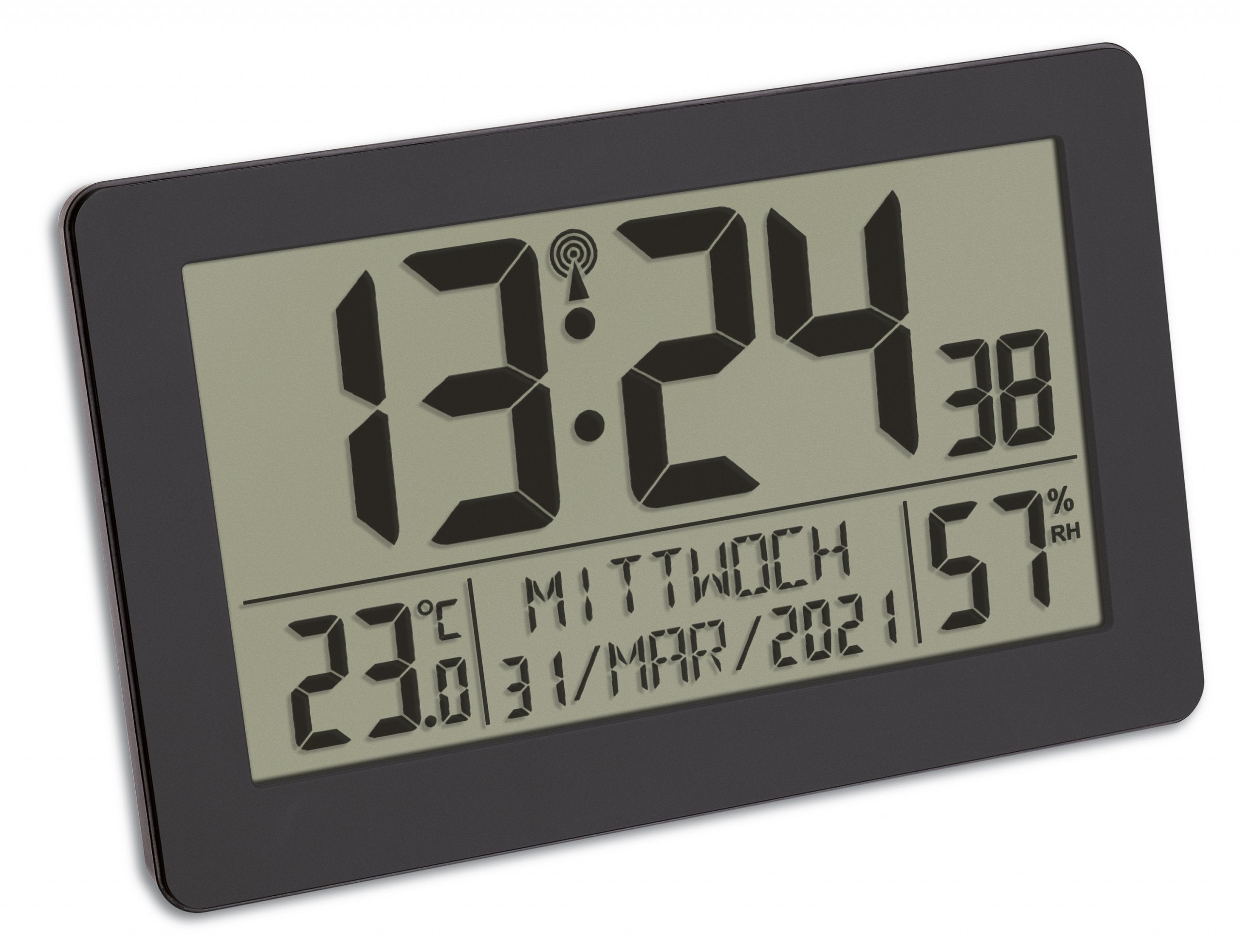 Radio Tfa 60.2557.01 Controlled Clock With Room Climate