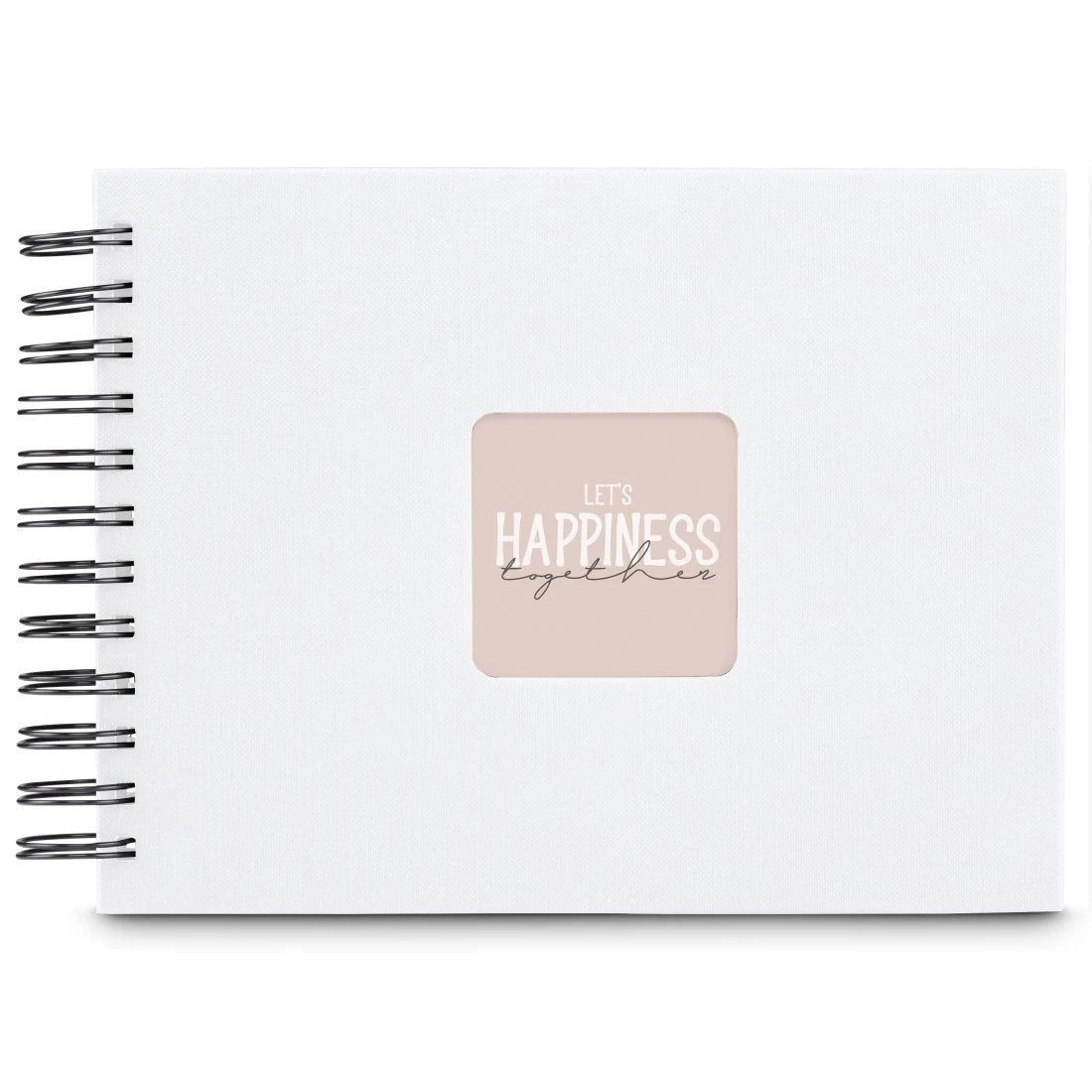 Hama Fine Art Spiral Weiss 24x17 50 Schwarze Seiten 9845