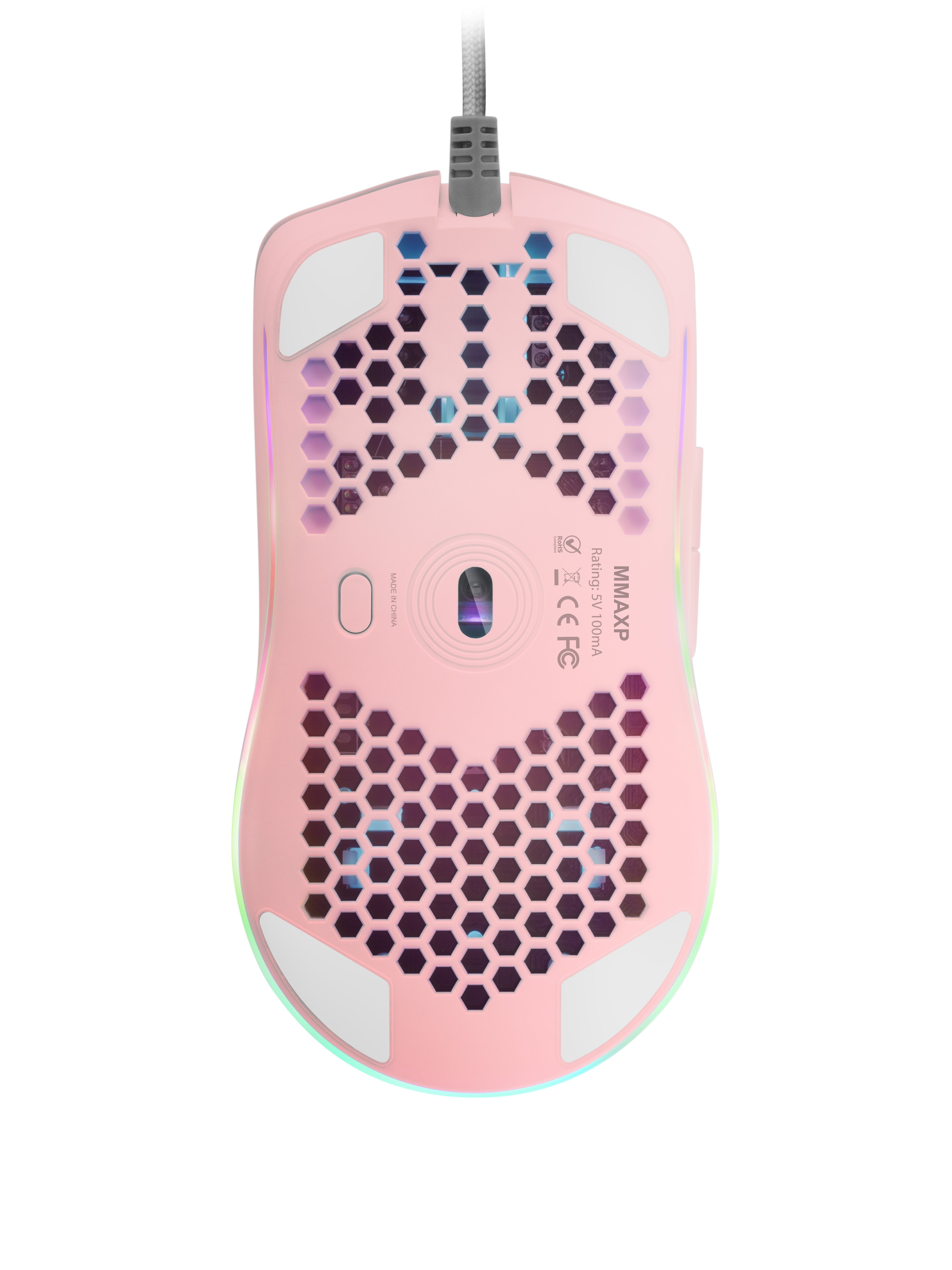 Mars Gaming Mmaxp Ratón Gaming 12400dpi Rosa