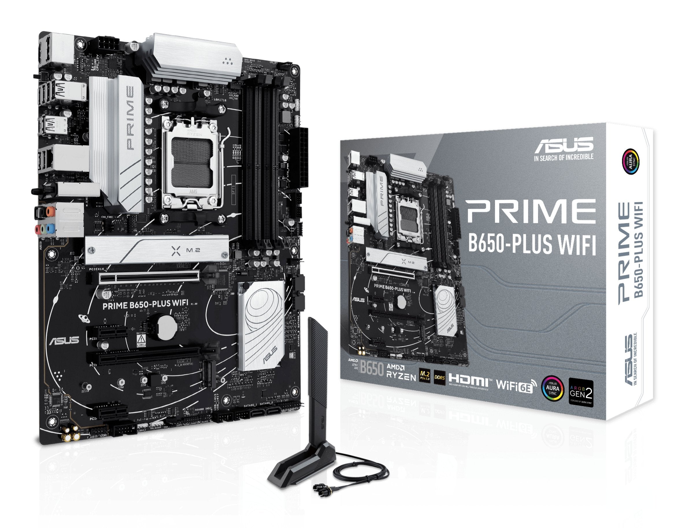 EAN 4711387760895 - ASUS PRIME B650-PLUS WIFI AMD B650 Zócalo AM5 ATX imagen 1