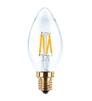 Segula 55201 Lámpara Led Blanco Cálido 2200 K 3 W E14 F