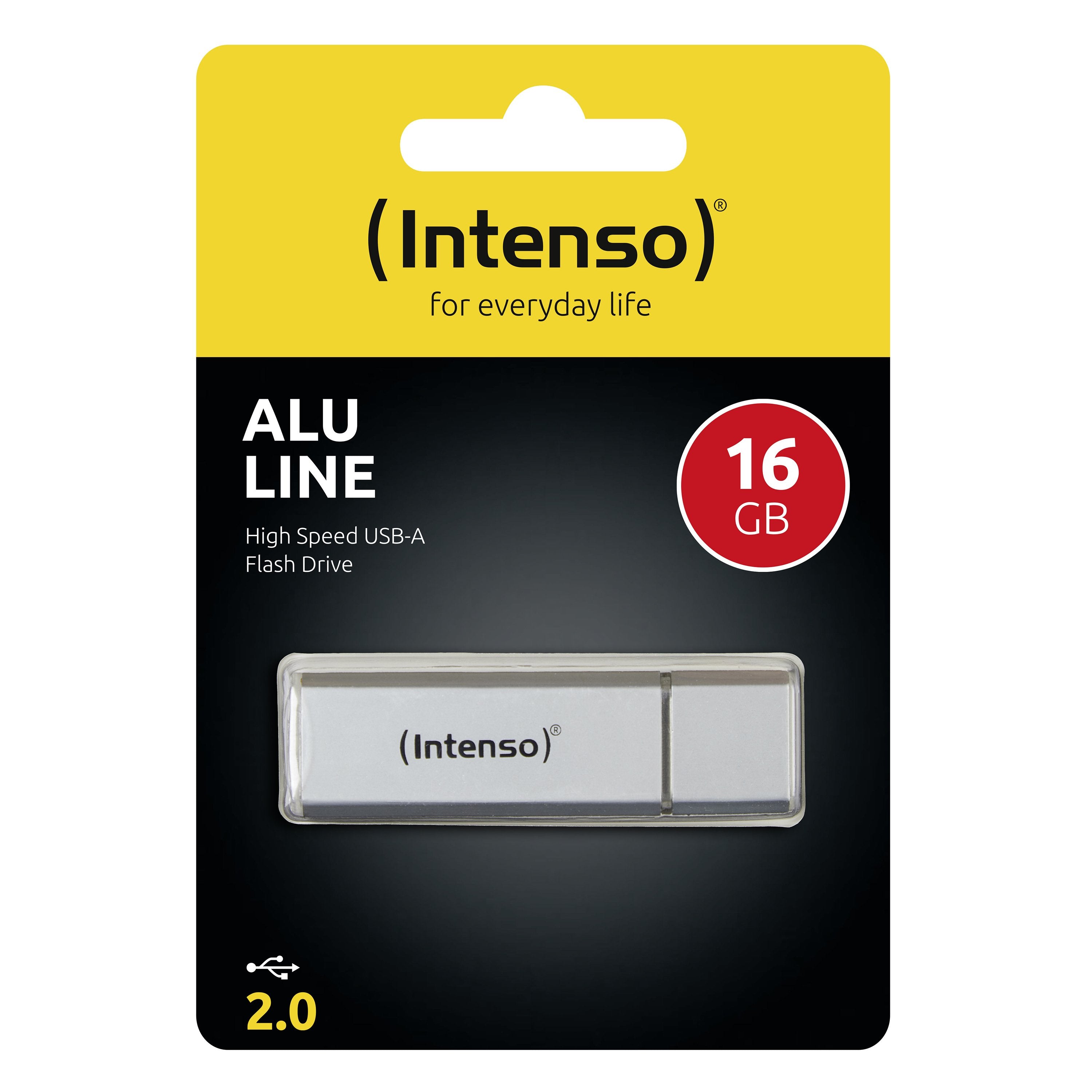 Pendrive Intenso 16gb Usb2.0 Alu Line Plata