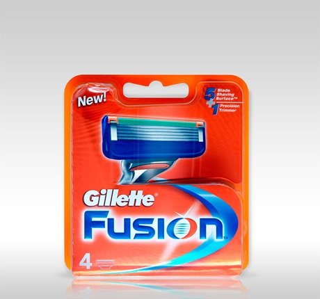 Gillette Fusion 5 Rasierklingen, 4 Ersatzklingen Para Nassrasierer Con 5 Tomas Kli