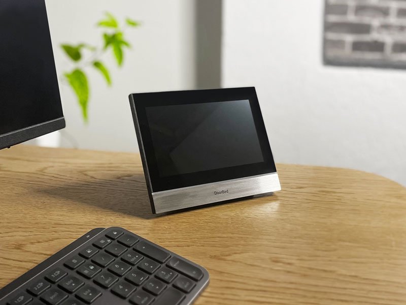 Doorbird A1104t, 17,8 Cm (7"), Ips, 1024 X 600 Pixel, Kapazitiv, Acero Inoxidable, Negro, Schnelles Ethernet