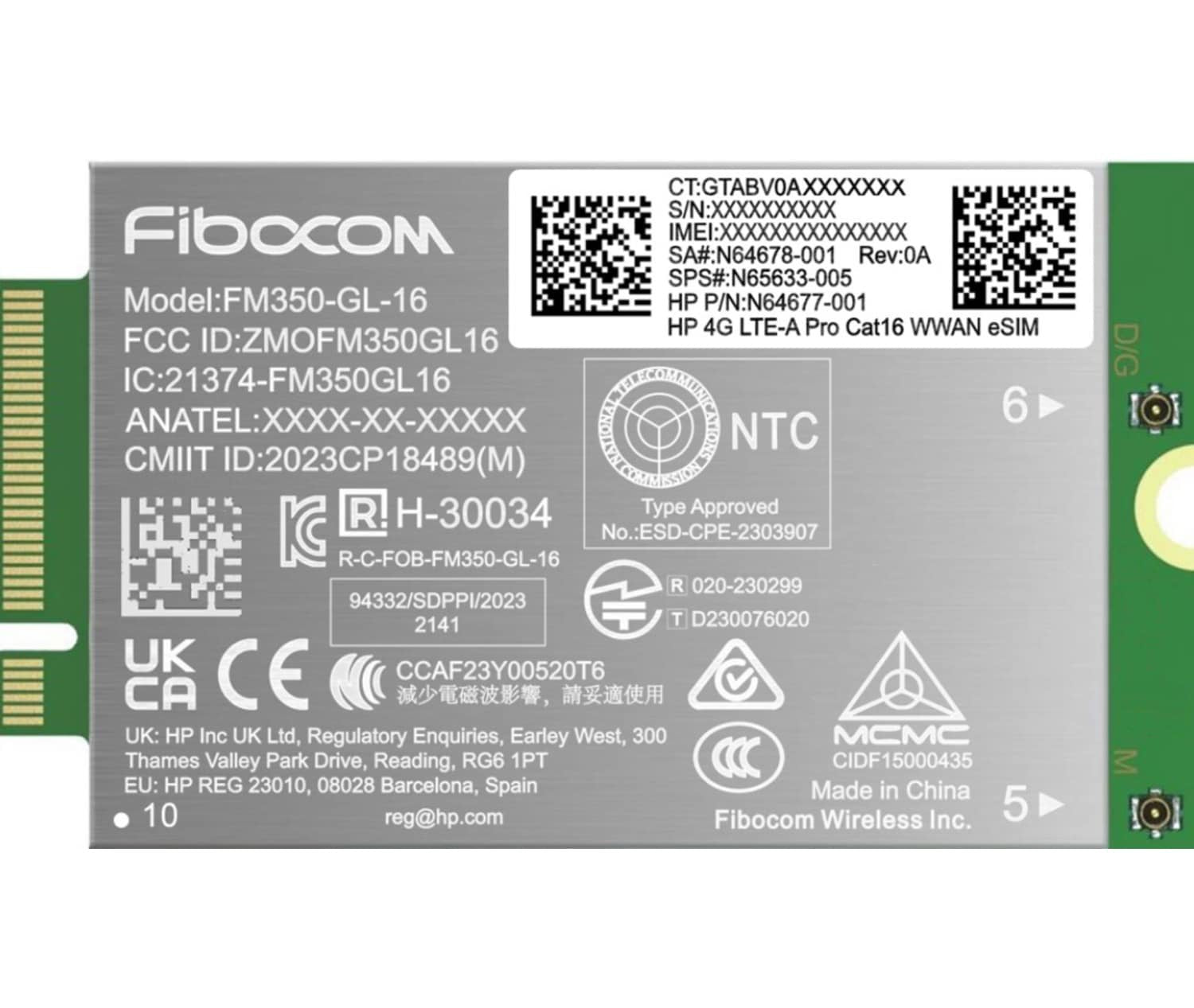 4g Lte-Advanced Pro Wwan For G11